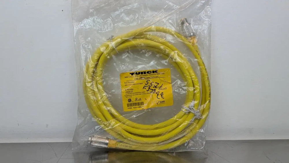 Turck RKG 4.4T-4-RSG 4.4T/S600 Cordset U0926-57 M12 4-Pin Female M12 4-Pin Male