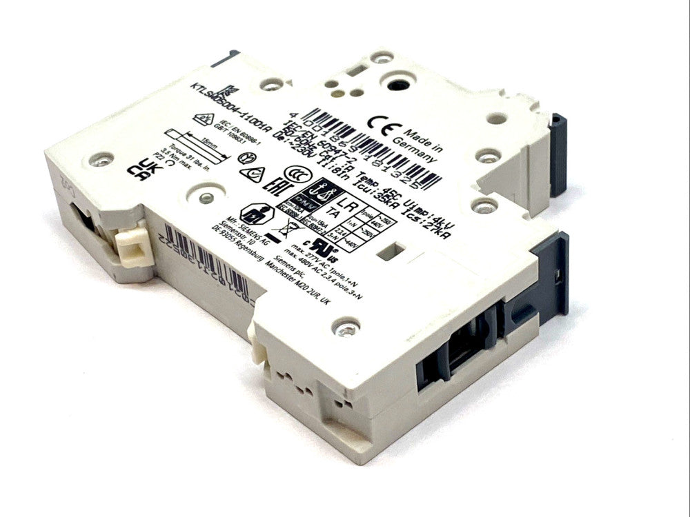Siemens 5SY4104‑7 Miniature Circuit Breaker 1‑Pole