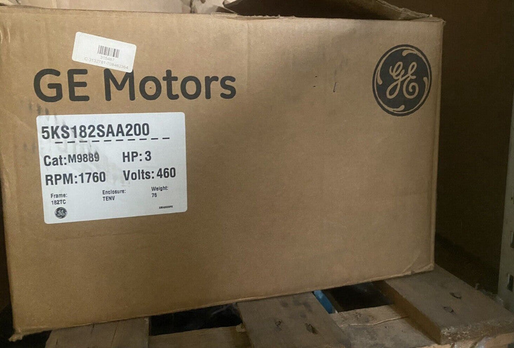 BRAND NEW GE MOTORS 5KS182SAA200 HP 3 RPM 1760 VOLTS 460