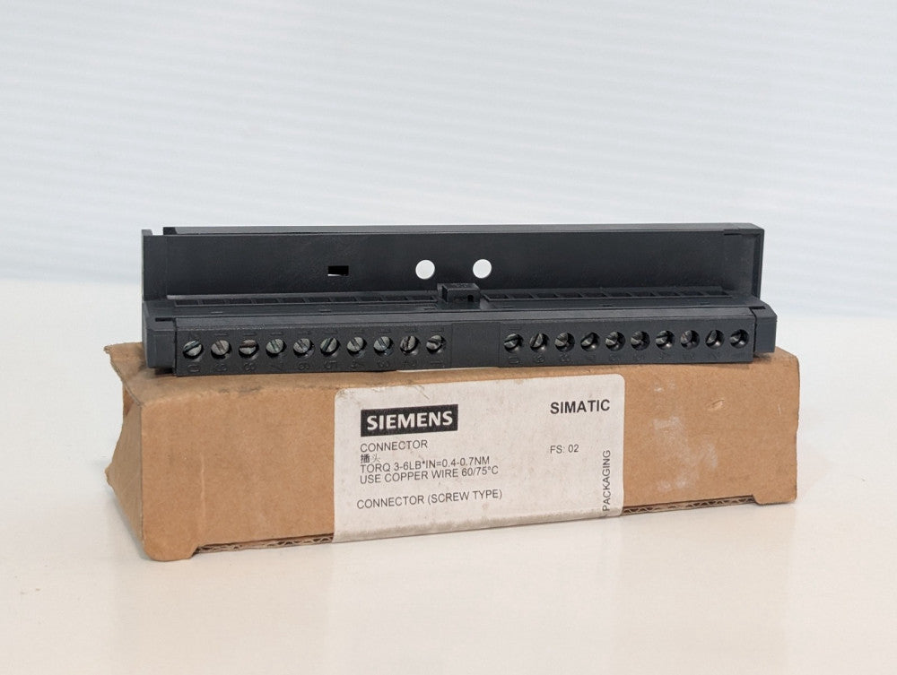 Siemens 6ES7 392-1AJ00-0AA0 Simatic Control System Terminal Block Connector