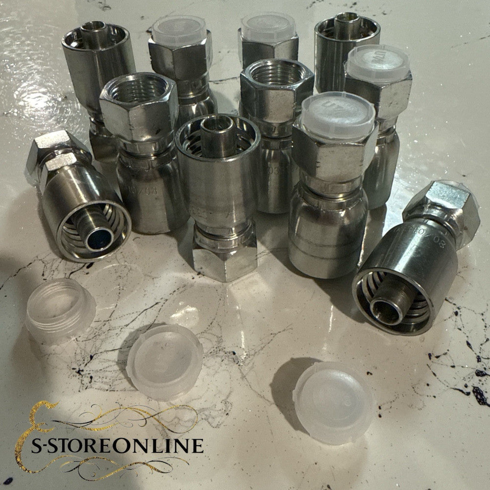 (10 Pc) 26711D-10-08RW 1/2” Hydraulic Hose X 5/8 Famale