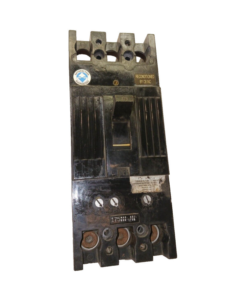 GE 175 AMP CIRCUIT BREAKER 3 POLE 600 VAC TFJ236175
