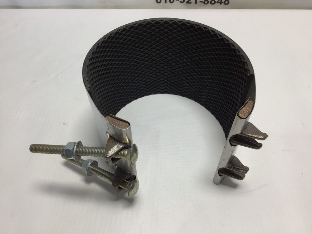 H-V MFG Co Inc Jiffy Clamp & Sleeve Coupling 6 X 6 Stainless Steel