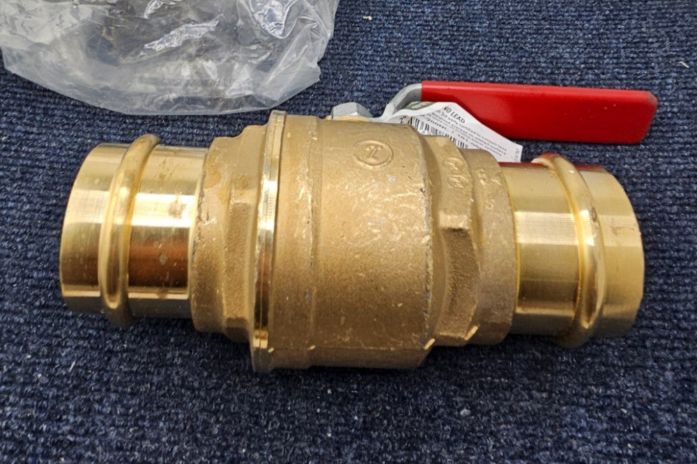 Legend 101-008NL: 2" Forged Brass Full Port Press 600# Ball Valve