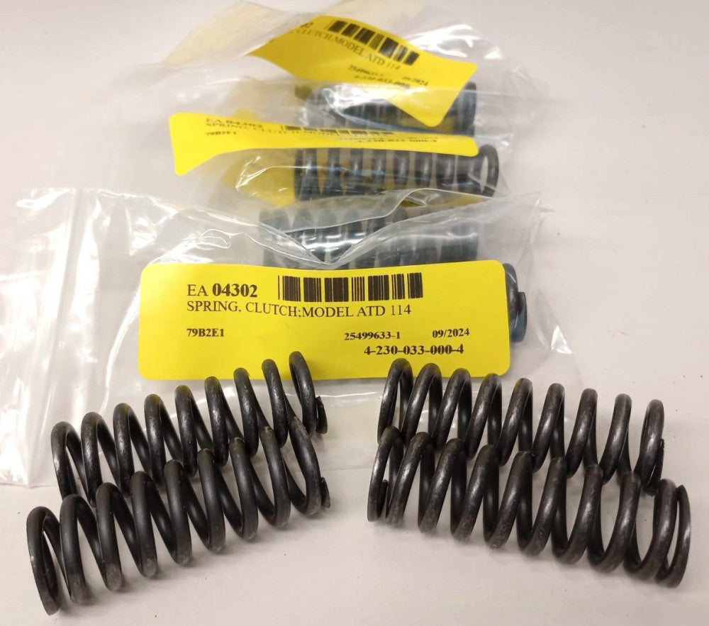 Wichita Type 4-230-033-000-4 Clutch Spring (Pack Of 8) Model ATD 114 2.25 Long