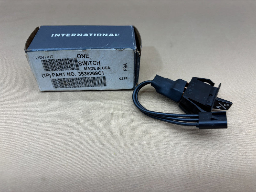 International 3535269C1 Air Conditioner Switch Heavy Equipment A/C Part
