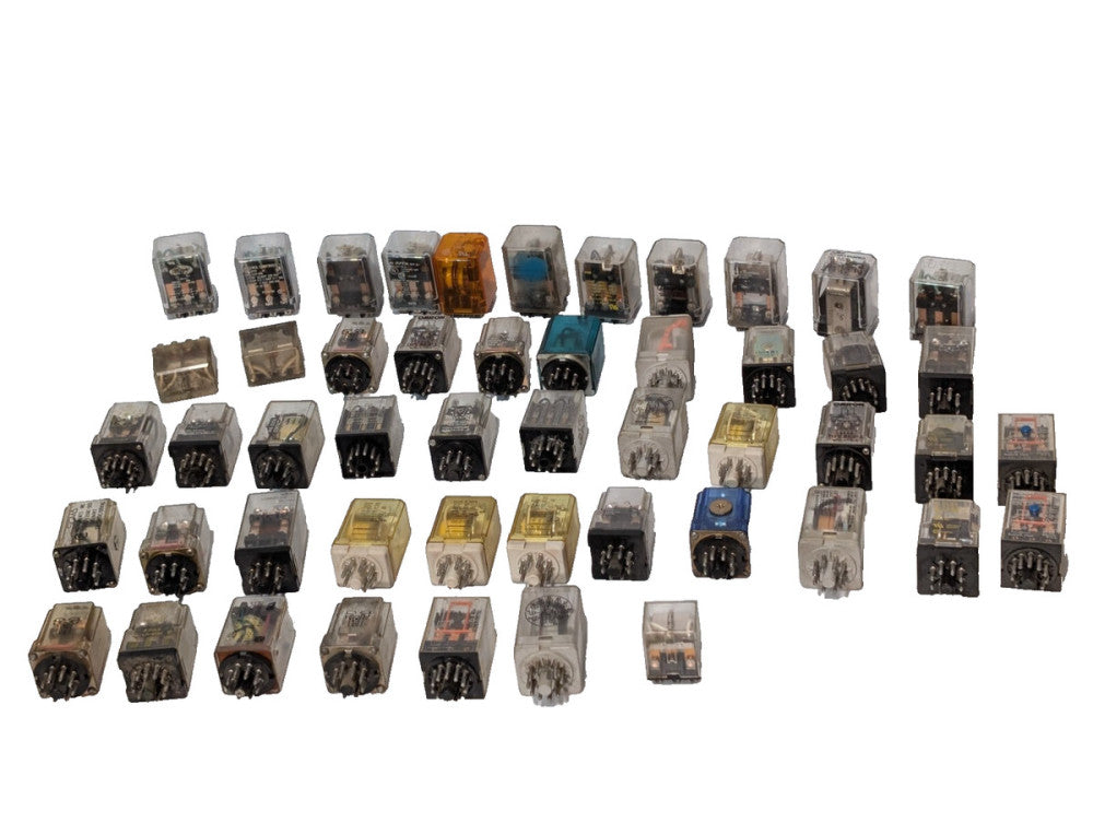 Lot of 50: Asstd Ice Cube Relays, Omron, Dayton, Potter + Brumfield, A-B, More