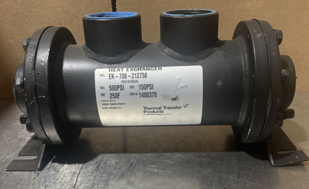 THERMAL TRANSFER PRODUCTS EK-708-212758 HEAT EXCHANGER 500PSI Nos Surplus No Box