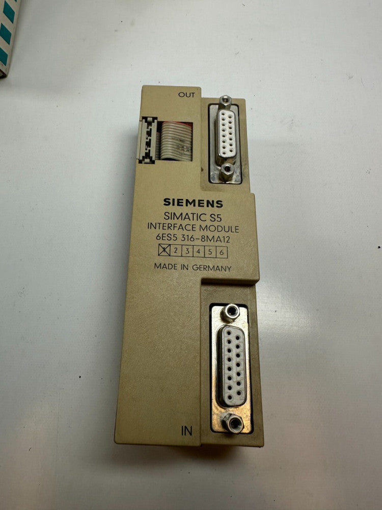Siemens Simatic S5 6ES5 316-8MA12 Interface Module - New Old Stock