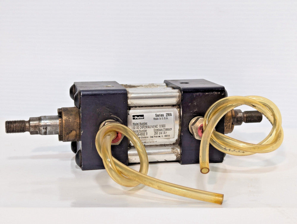 Parker 2.00-CKF2MAU1414C-0.50 Pneumatic Cylinder, Series 2MA, 250psi,Made in USA