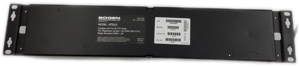 Bogen UTI312 Zone Controller Intercom System Used Good Working