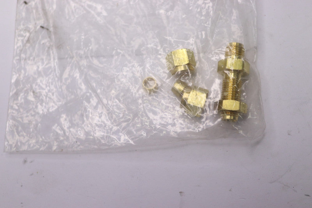 Parker Bulkhead Union Metal 1/4" Tube x 17/32" Hex 4-4 WBZ-B