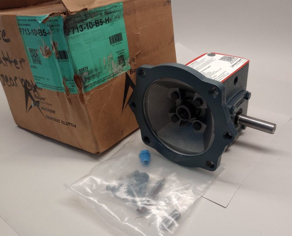 Boston Gear F713-10-B5-H Gear Reducer 0.86hp 281Lb/In Ratio 10:1