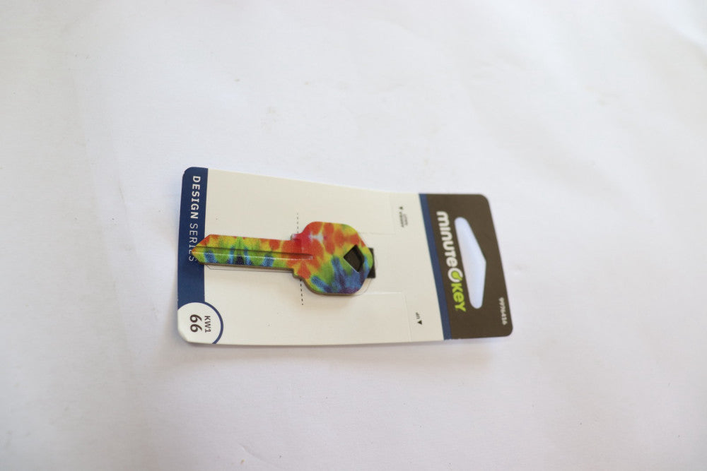 Minute Key Tie Dye Key Blank #66 9976416