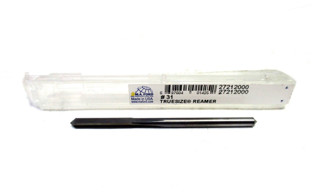 M.A. Ford (27212000) #31 .12 x 5/8 x 2-1/4 4-Flute RH Carbide Chucking Reamer