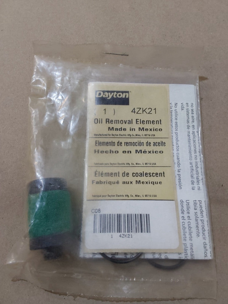 Dayton 4ZK21 Oil Filter Element