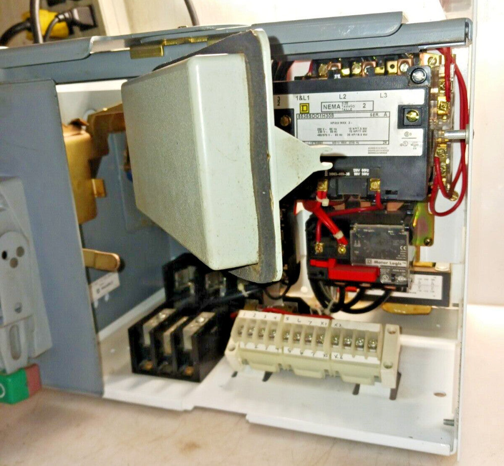 Square D Size 2 Fusible Model 6 Mcc Bucket 8536SDO1H30S 25 HP 15-45 amp