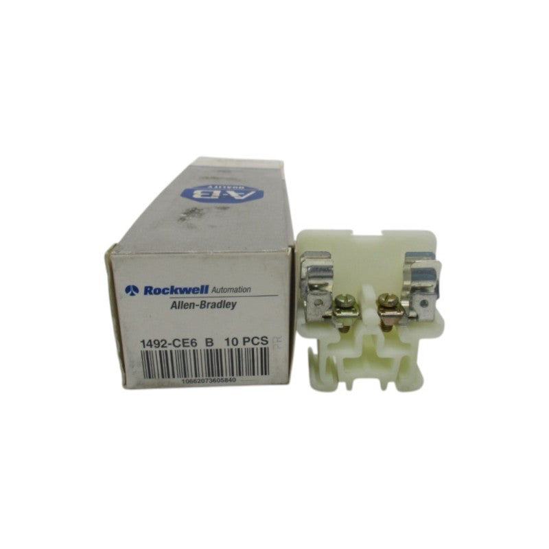 ALLEN BRADLEY 1492-CE6 SER. B (PKG OF 10) (GY/BL) NSMP