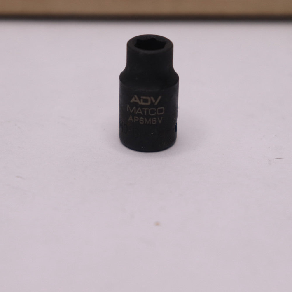 Matco Shallow Impact Socket 1/4" Drive x 6mm AP6M6V
