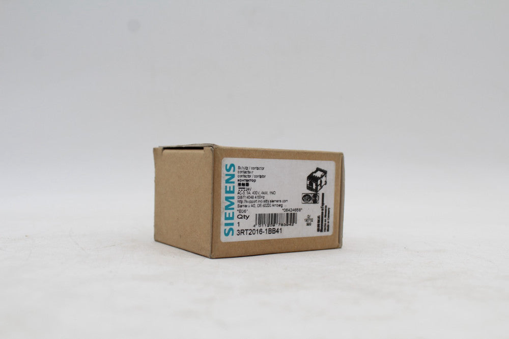 Siemens 3RT2016-1BB41 3-Pole Power Contactor