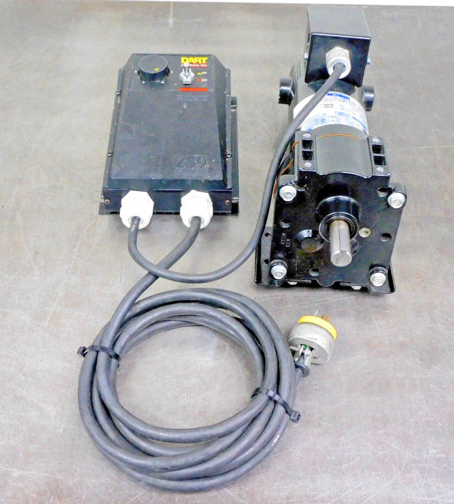 Bison 32-999-2904-003 Gear Motor 1/8HP 90VDC 30 RPM 1.4A w/ Speed Control Unit