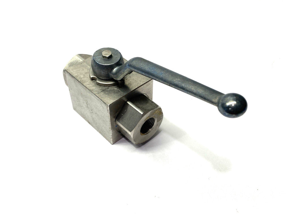 415902 Stainless Steel Ball Valve 2-Way PN400 DN 10/12 3/8" BSP SHELFWARE