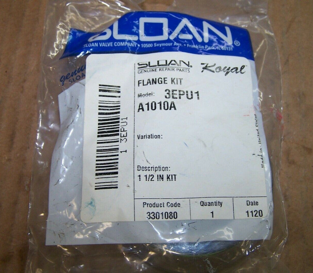NEW SLOAN 3EPU1 SPUD COUPLING ASSEMBLY ROYAL SERIES FLUSH VALVES 1 1/2" KIT