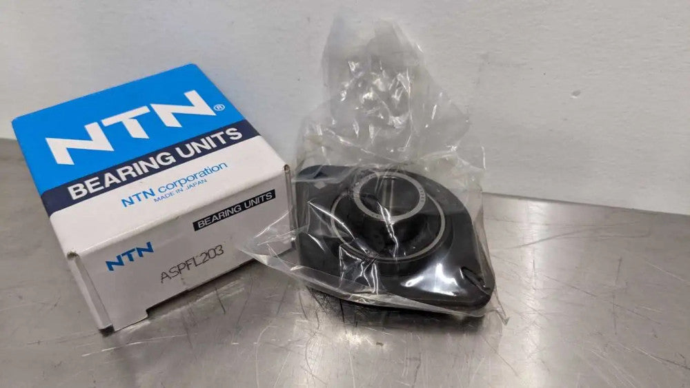 NTN ASPFL203 2 Bolt Flange Mount Bearing 17mm 161807