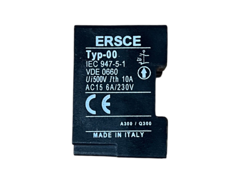 ERSCE TYP-00 IEC 947-5-1 AUXILIARY CONTACT BLOCK, ERSCE TYP00 IEC947 5 1