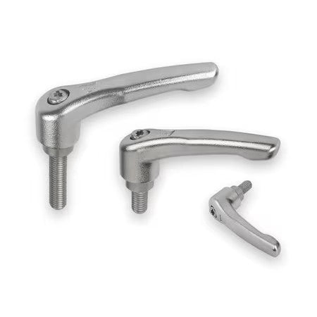 Kipp K0124.1A0x20 Adjustable Handle, Size: 1 10-24X20, Entirely Stainless