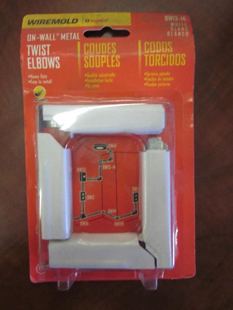 Wiremold # BW13-14 Metal Twist Elbows ***Lot of 5*** (NEW)
