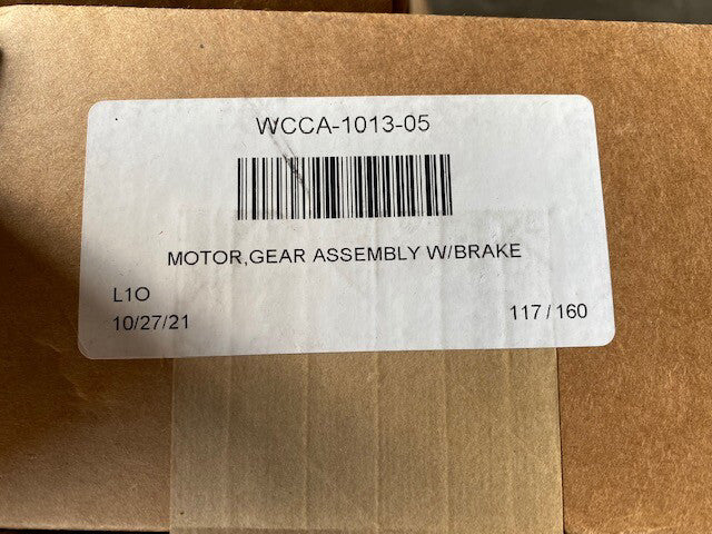 Wilbur Curtis WCCA-1013-05 Gear Motor Assembly with Brake, 115V, 60HZ