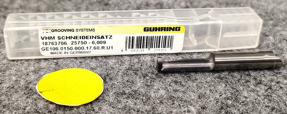 GUHRING GROOVING TOOL 3MM MIN HOLE DIAM GE106.0150.000.17.60.R.U1