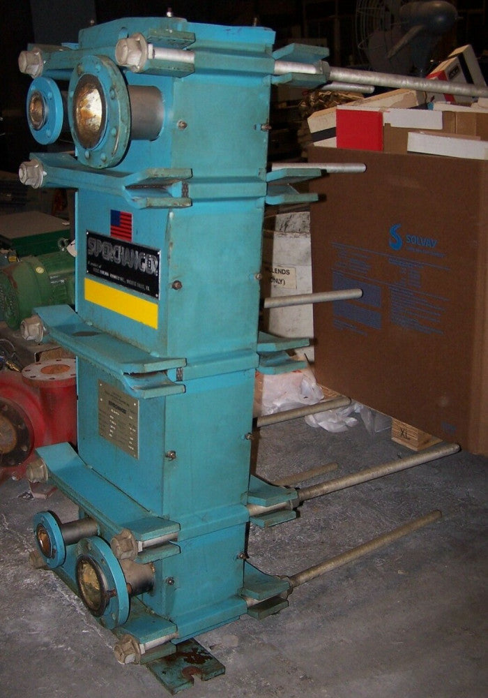 SUPERCHANGER STAINLESS STEEL PLATE HEAT EXCHANGER 222 SQ/FT UX-216-HP-57