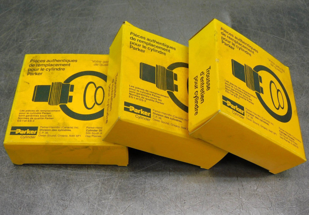 Parker PK252HLLP5 Polypack Piston Seal Kit Lot of Three (3)