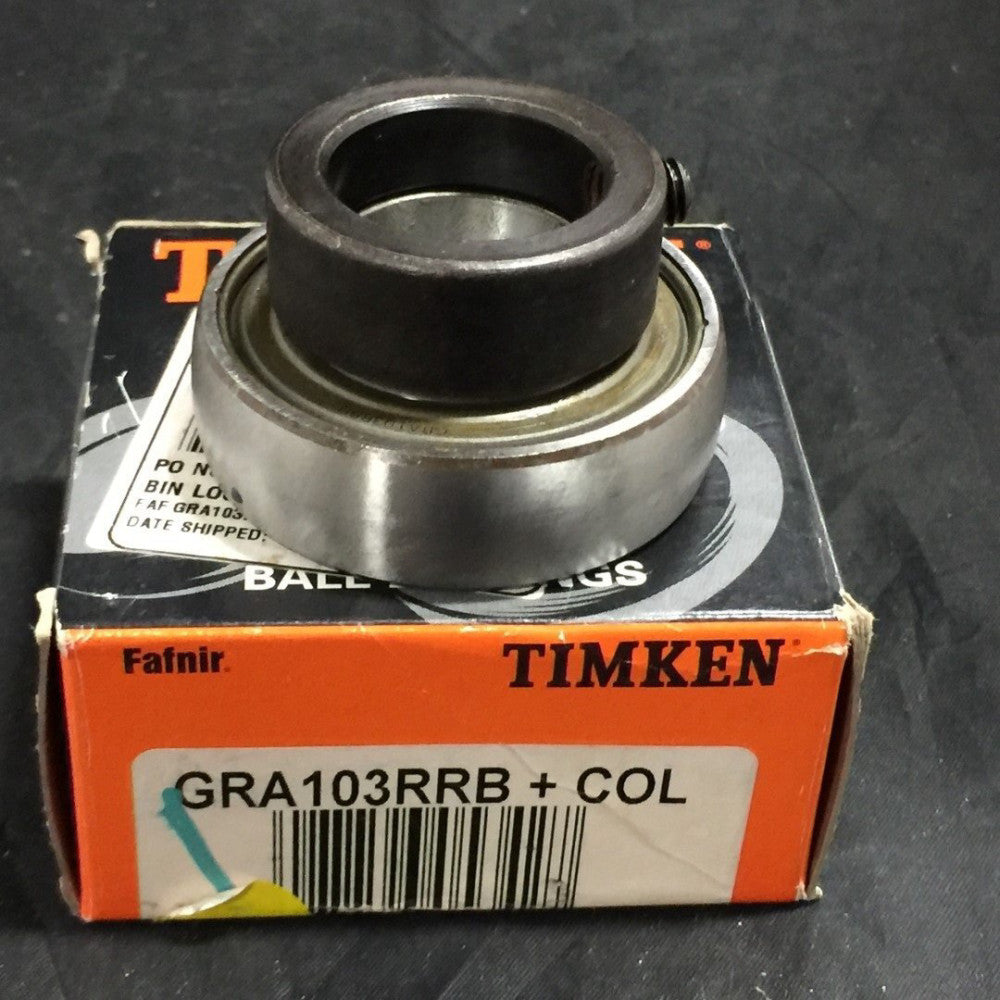 NEW GRA103RRB-COL BALL BEARING W/COLLAR 1-3/16"X62MM