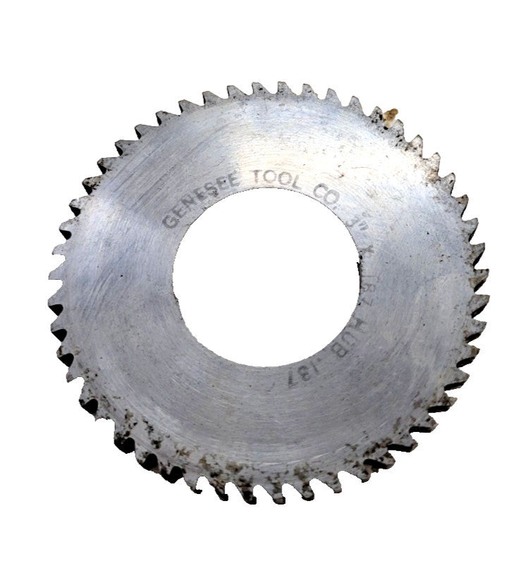 GENESEE 3" X 0.187" X 1" SLITTING/SLOTTING HSG 50 TEETH