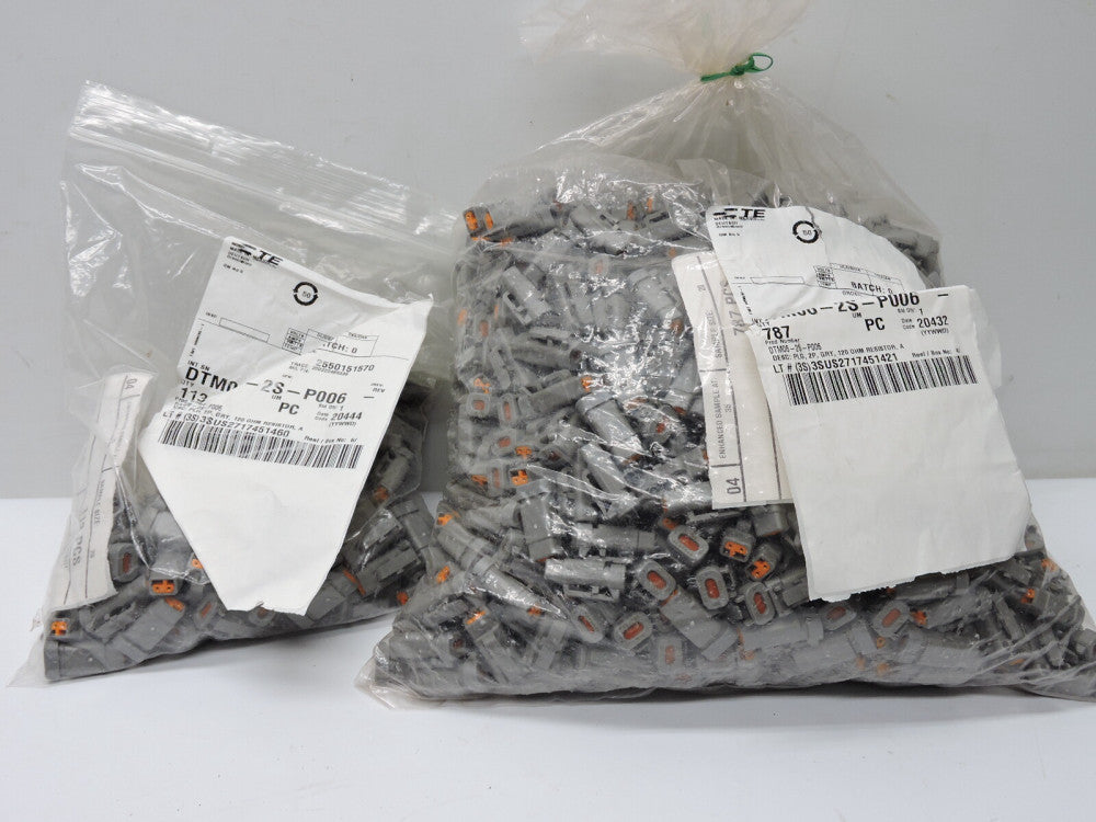 (Lot of 900) DTM06-2S-P006 CONN PLUG HSG 2POS