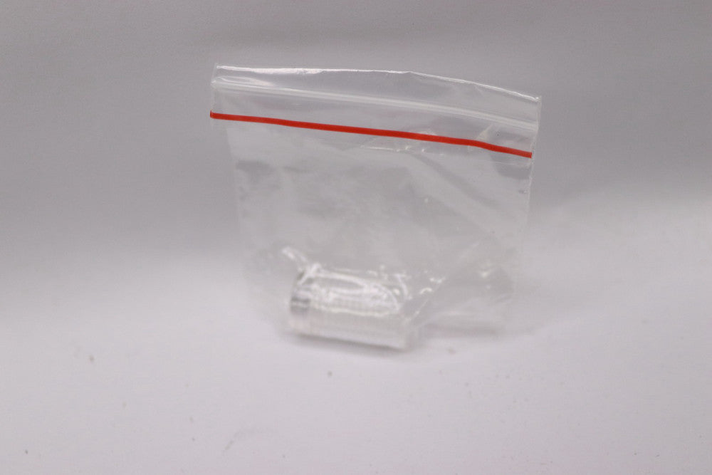 (8-Pk) Caterpillar Red Standoffs Transparent Spacers Plastic Clear 3/4" x 1"