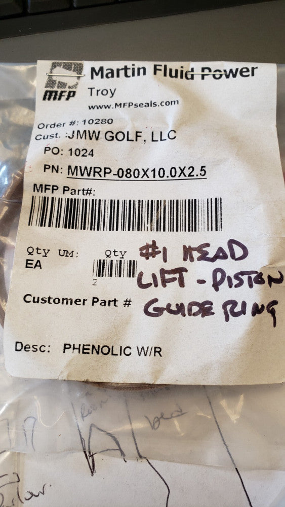 NEW MFP Seals, MWRP-080X10.0X2.5 PHENOLIC WEAR RING ( C1-S1-2)