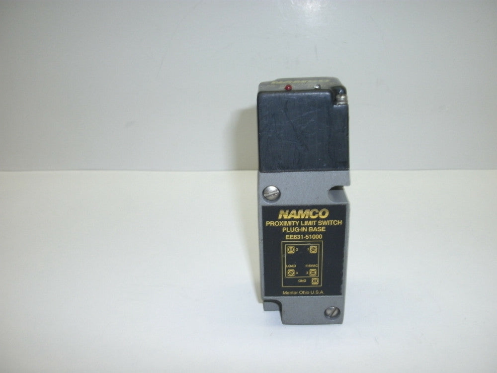 NAMCO EE630-50510/EE631-51000 PROXIMITY LIMIT SWITCH PLUG IN BASE 20-230VAC/DC