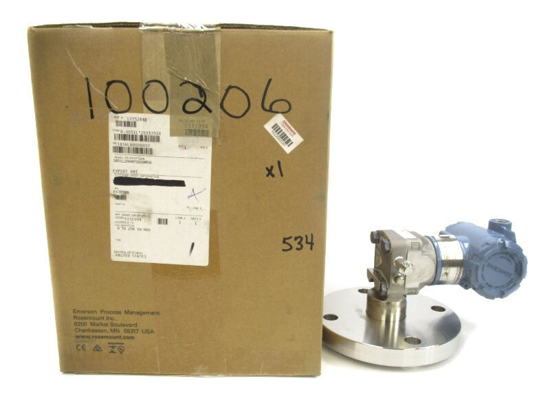 ROSEMOUNT 3051L2AA0FD21AAC6 10.5-30VDC 4-20MA 275PSI NSMP