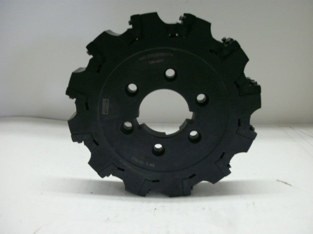 SANDVIK 440-250268N174 SLOT MILLING CUTTER 7-3/4"DIA 1,988" BORE 1,185"THICK NNB
