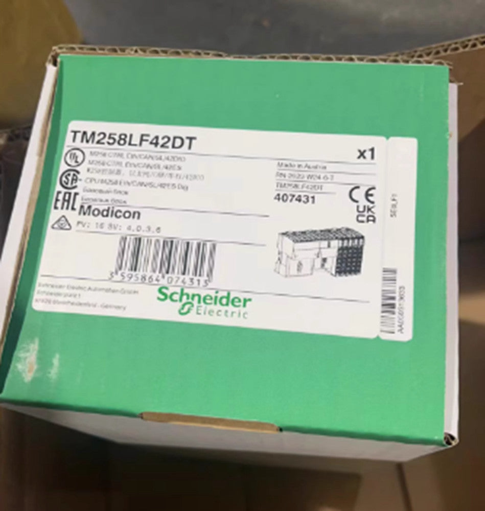 One Brand New Schneider host module TM258LF42DT