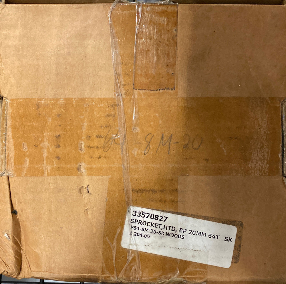 TB WOODS 64-8M-20-SK NEW TB WOODS HTD BELT SPROCKET, 20MM BELT WIDTH, 64 TEETH,