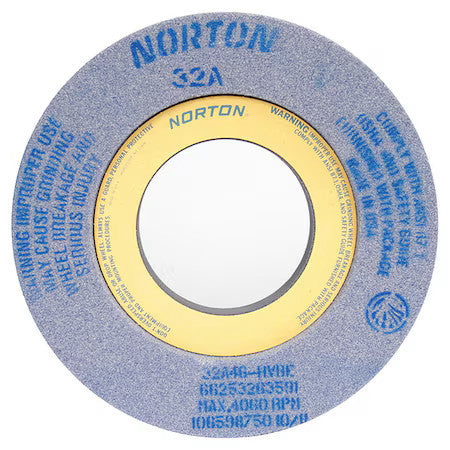 Norton Abrasives 66253263591 Grinding Wheel,12X2x5,Rec2/S 7.5X1/2,46G