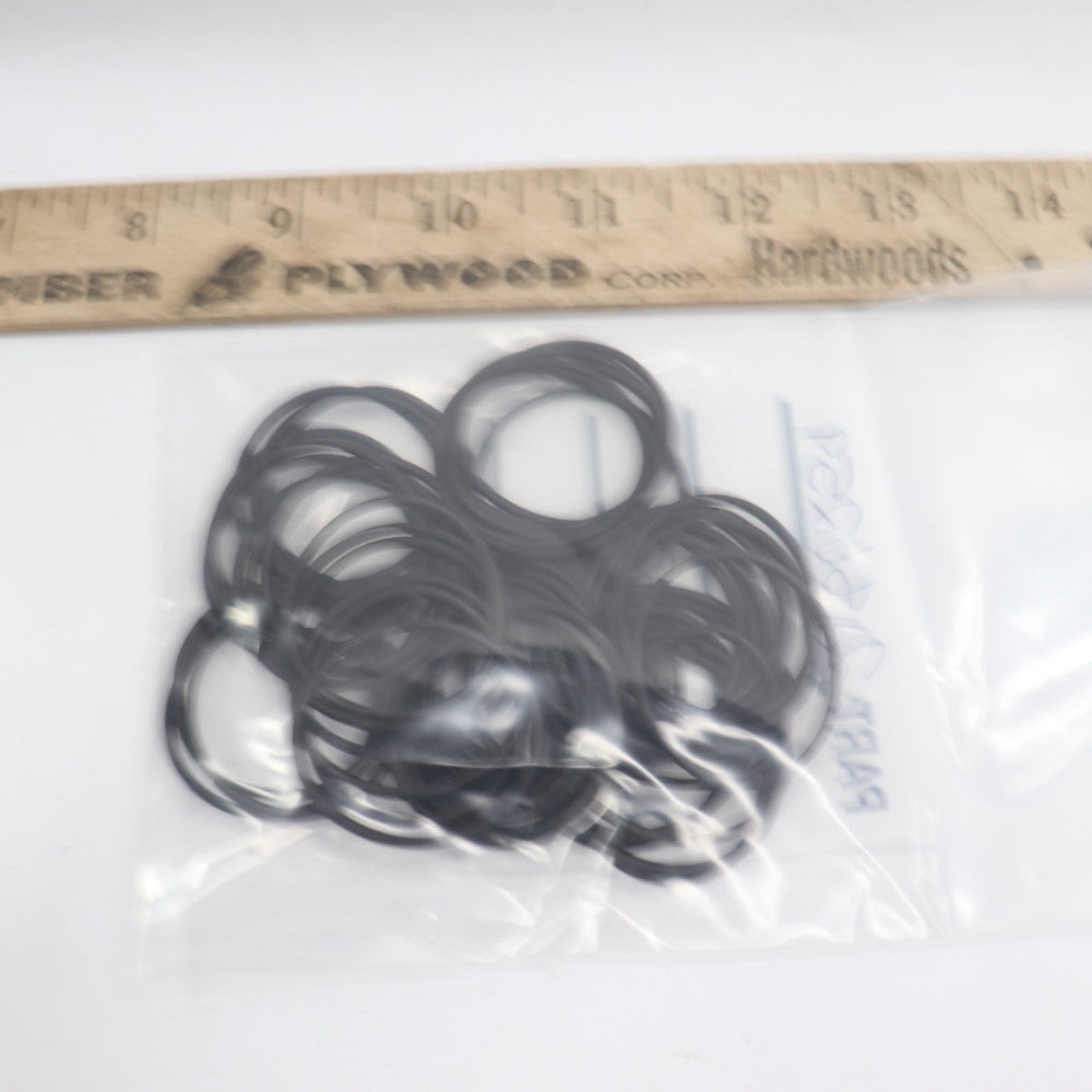 (52-Pk) 90A Durometer Round O Ring Nitrile Rubber Black 1-1/4" x 1-1/2" x 1/8"