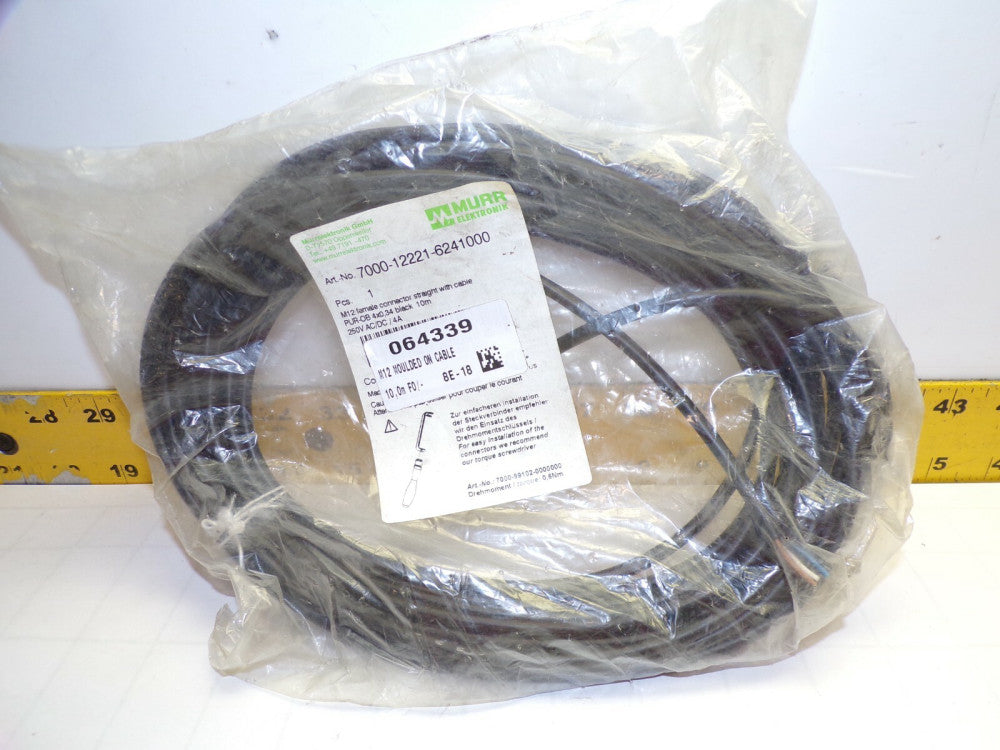 NEW MURRELEKTRONIK 5 PIN FEMALE CORDSET 10M 250V 4 AMP 7000-12221-6241000