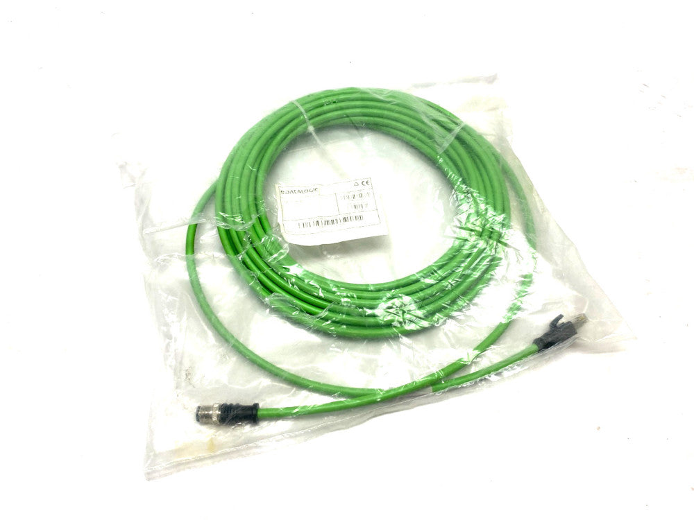 Datalogic 93A051391 Ethernet Cable M12-IP67 10m Length CAB-ETH-M10