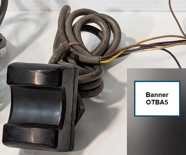 Banner OTBA5 Momentary Action Optical Touch Button w/ Upper Guard